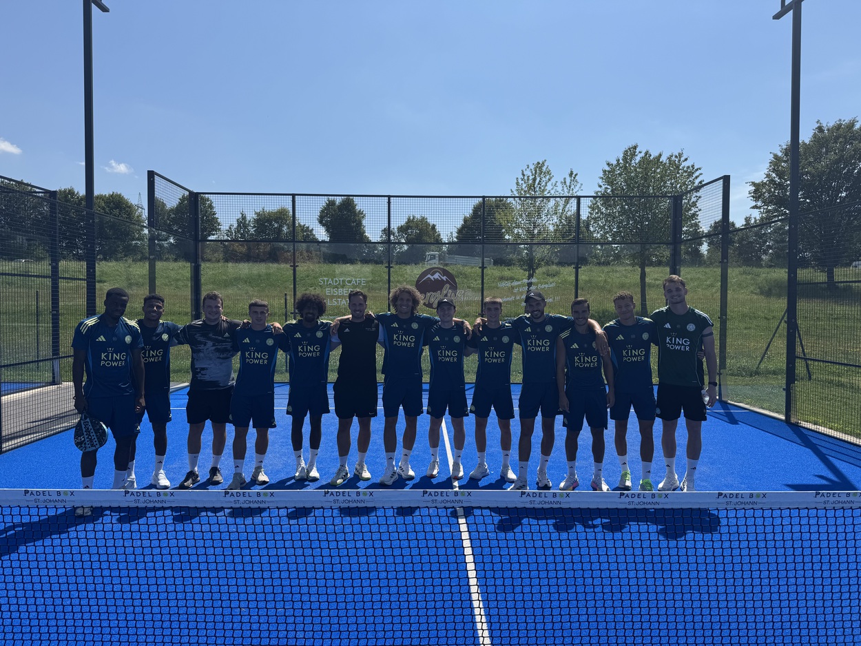 Leicester City FC zu Gast in der Padel-Box